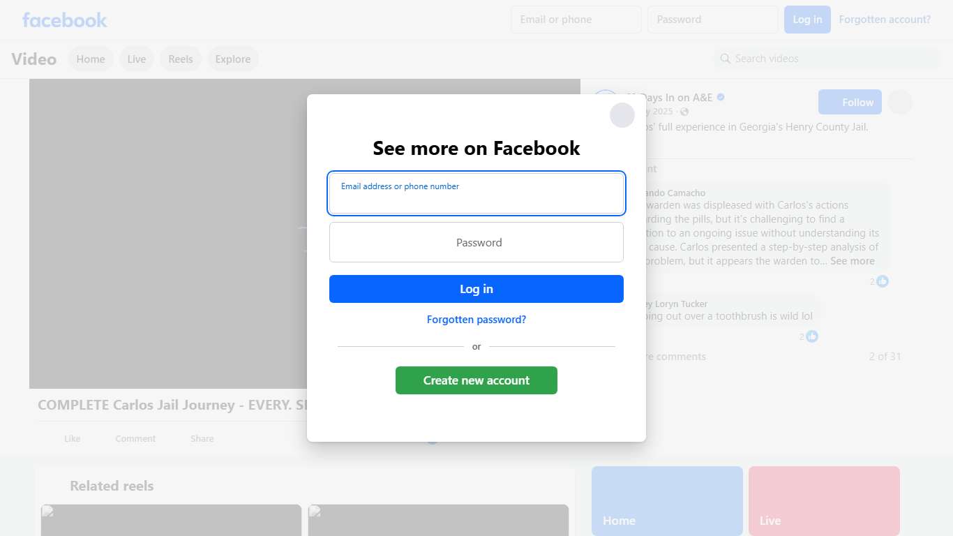 Follow Carlos' full experience in Georgia's Henry County Jail. #60DaysIn 60 Days In on A&E Facebook